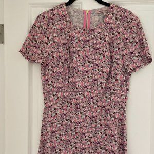 Juicy Couture Linen Floral Mini Dress